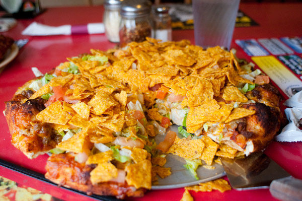 Taco pizza